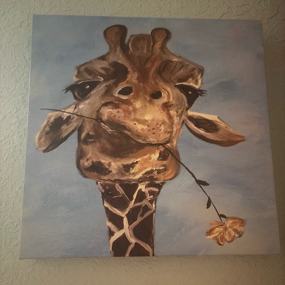 Kirklands Giraffe 🦒 picture 
14x14
Smokefree